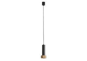 Pakabinamas šviestuvas FOCUS BLACK/GOLD